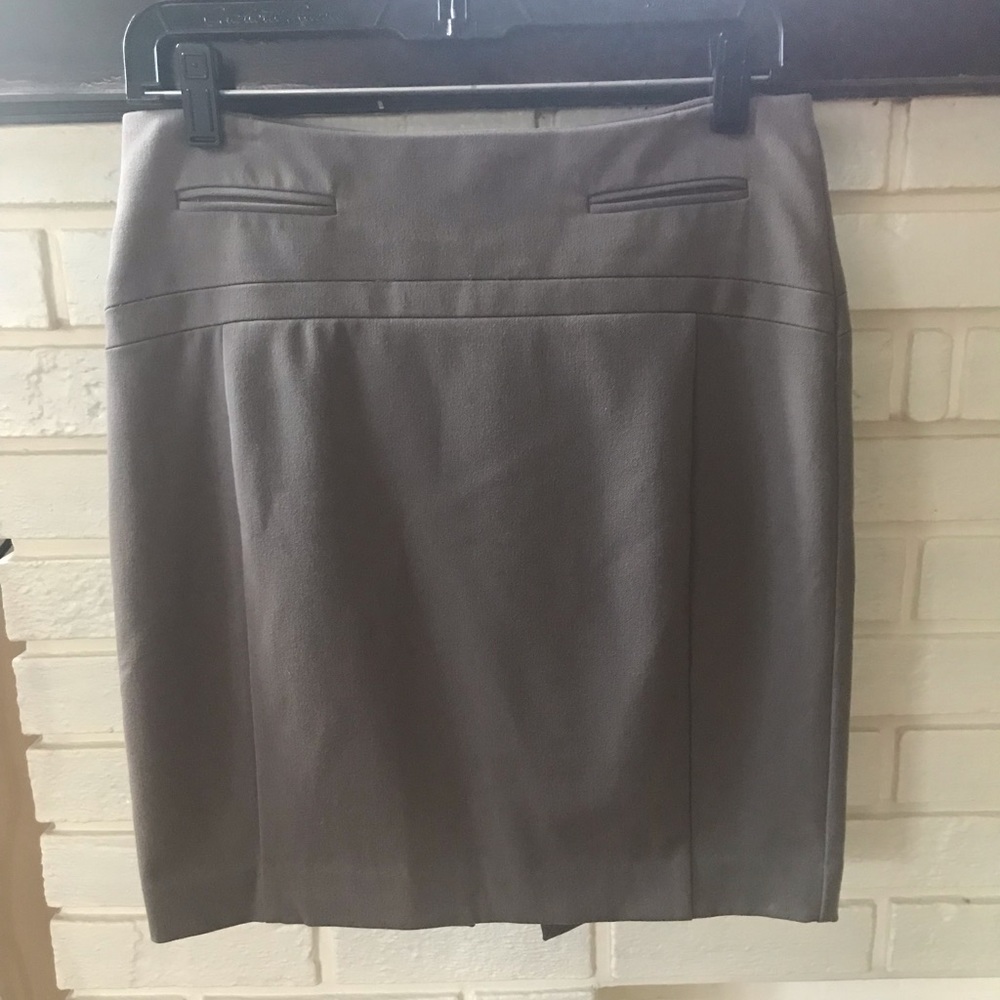 Light brown express pencil skirt